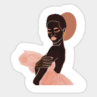 Pretty woman Sticker